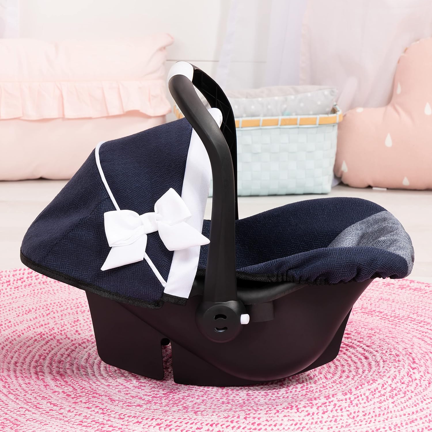 Bayer Design 67981AA autostoeltje voor poppen, blauw, klassiek