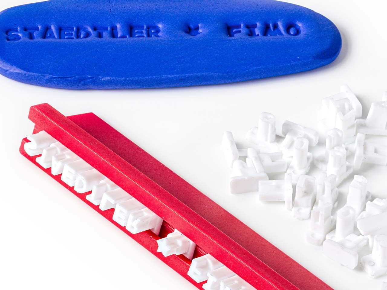 STAEDTLER 8700 09 FIMO Stamp Kit - 88 Characters incl. Letters, Numbers & Special Characters (Pack of 1