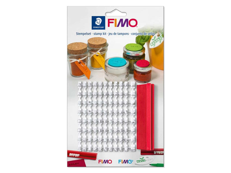 STAEDTLER 8700 09 FIMO Stamp Kit - 88 Characters incl. Letters, Numbers & Special Characters (Pack of 1
