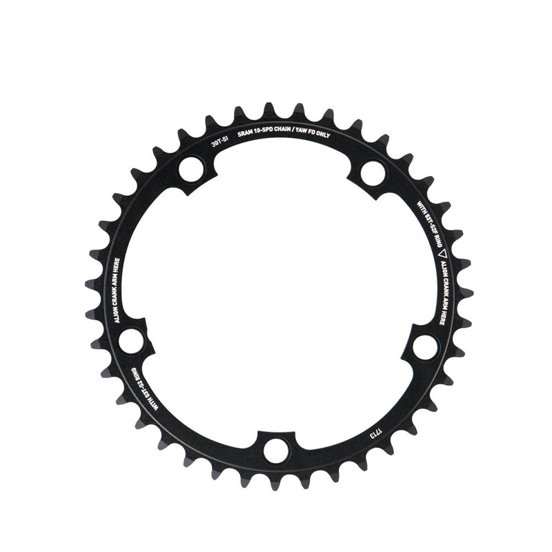 SRAM Chain Ring Road Red2012 X-Glide R 34T Yaw 10 Speed S1 110 Alum 3mm Blastblack (50-34) Black 10Speed 34T