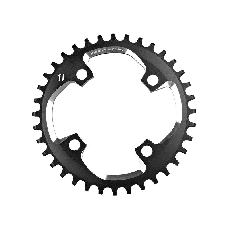 SRAM Chain Ring X-Sync 40T 11 Speed Apex1 Asymmetric 110Bcd Alumblack Bb30 Or Gxp  11Speed 40T