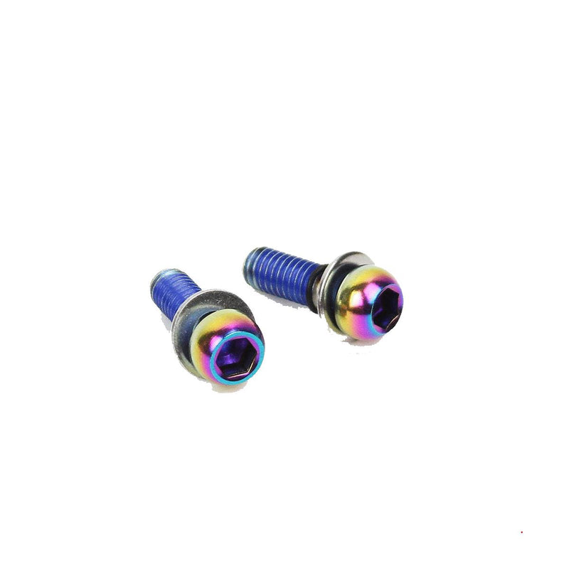 SRAM Caliper Mounting Hardware (Also Direct Mount) Stainless Rainbow Bolts Standard Mount