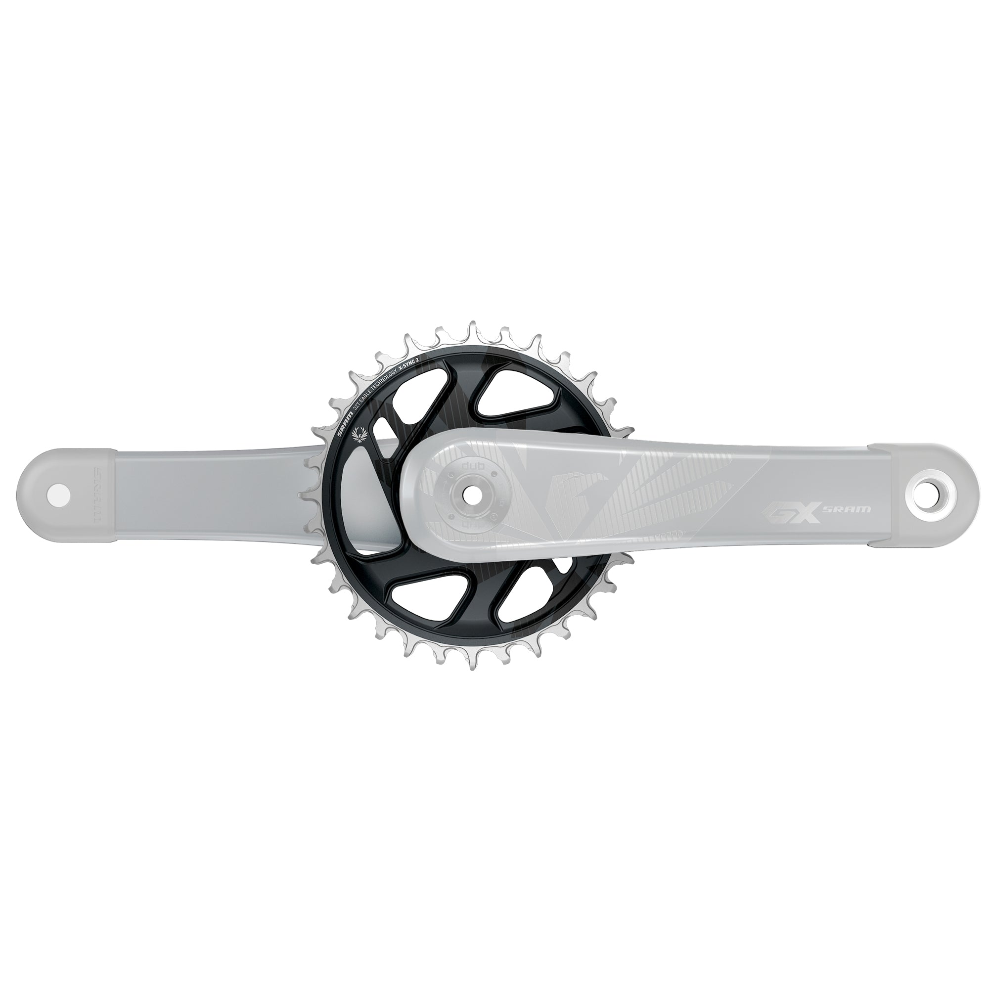 Sram Plato X-SYNC2 Eagle DM 6mm Offset 32D Gris LU, Adultos Unisex, Multicolor (Multicolor), Talla Única