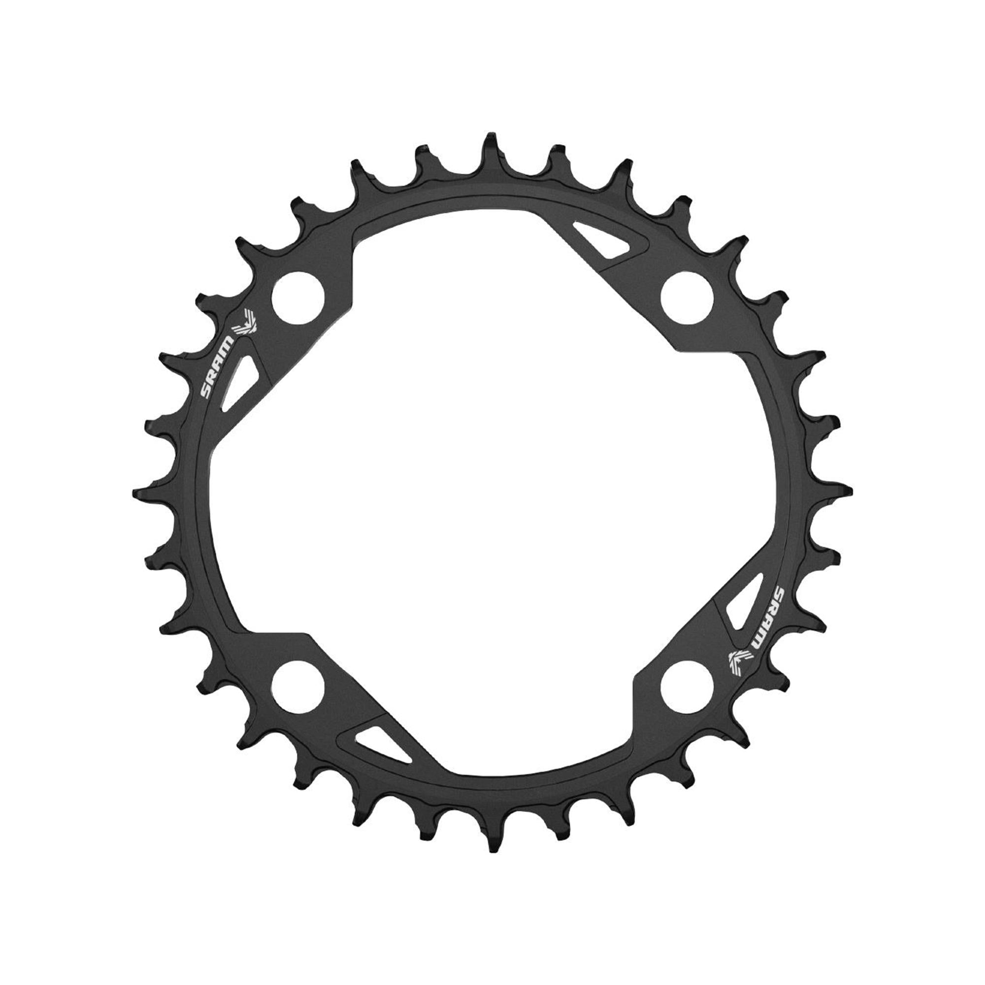 SRAM Chain Ring T-Type 104 Bcd Aluminum Light Powered Emtb Black 32T