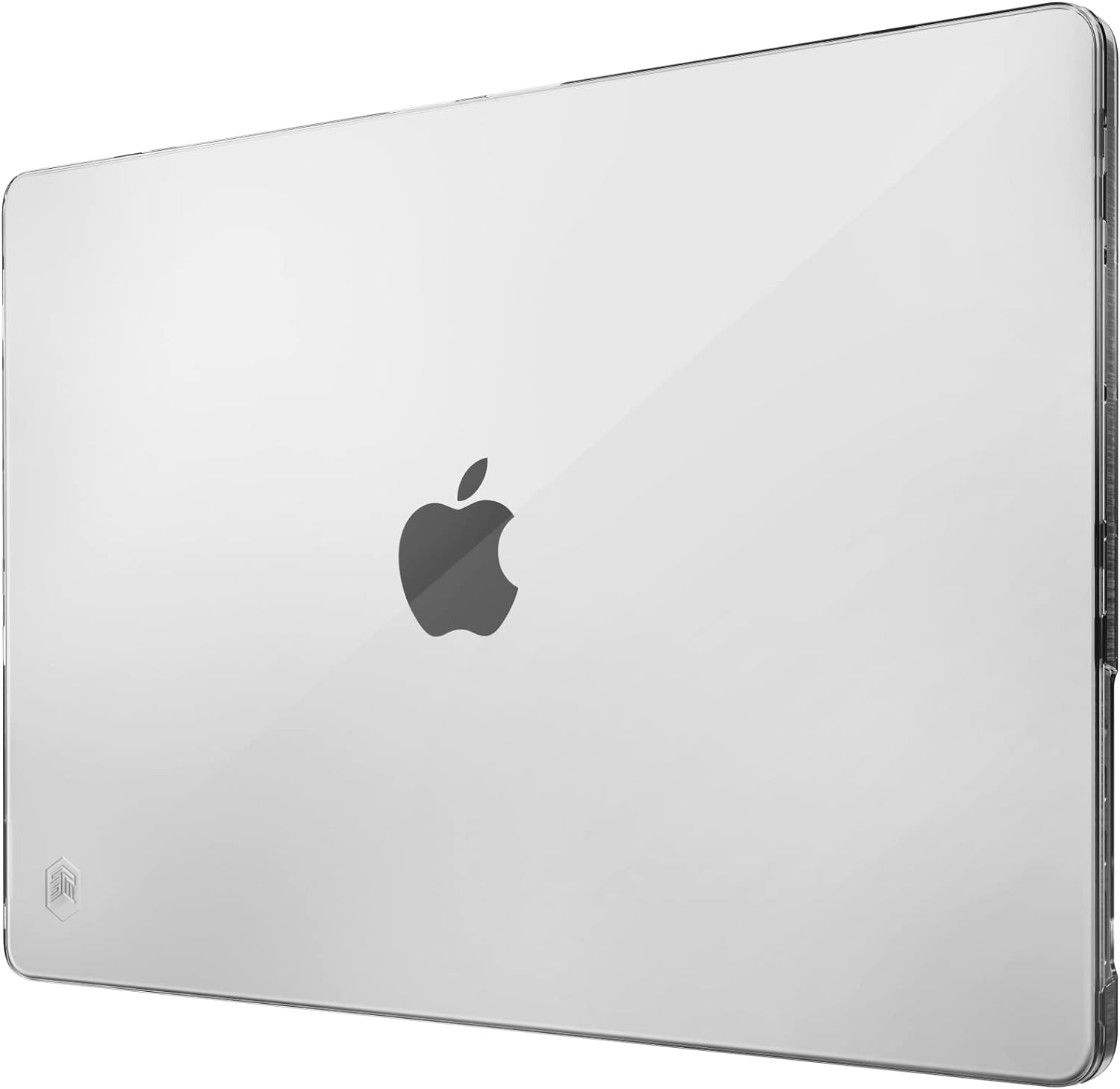 STM Studio Case for MacBook Pro 16-Inch M1 2021, M2 2023, M3 2023 A2141, A2485, A2780, Lightweight Clear Plastic Hard Shell with Raised Textured Feet to Prevent Sliding - Clear Clear MacBook Pro 16-Inch M1 2021, M2 2023, M3 2023