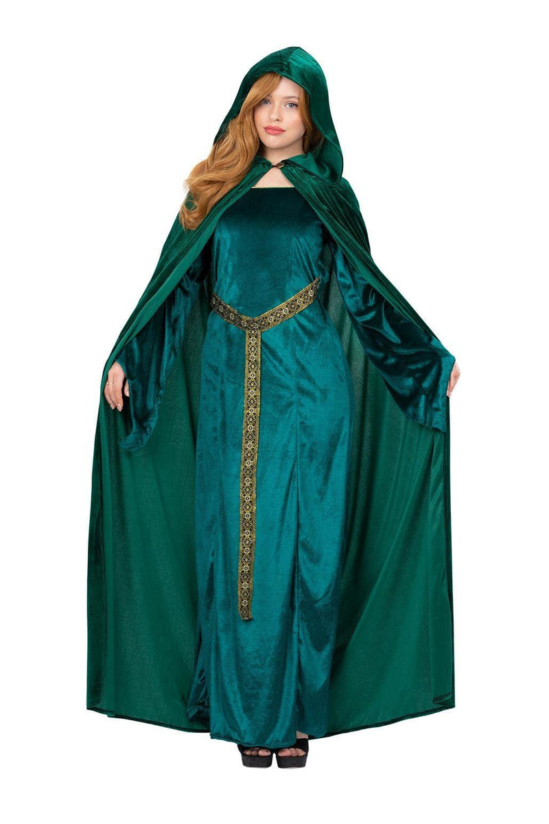Adult Emerald Green Deluxe Cloak