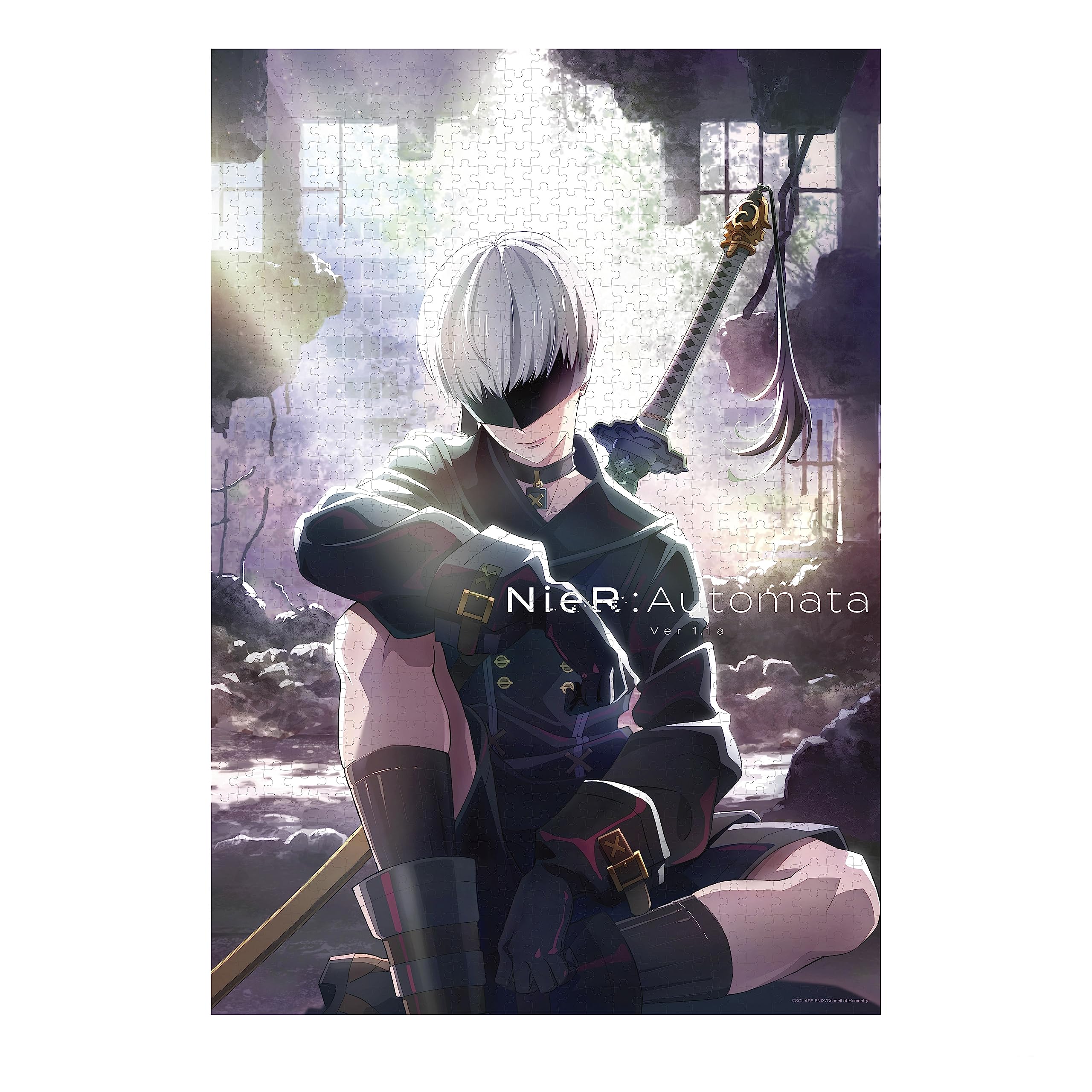 Nier Automata Ver 1.1A puzzle Jigsaw 9S (YorHa No. 9 Type S) (1000 Pièces