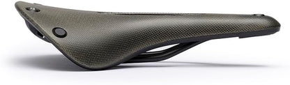 Brooks England Cambium C17 Carved,All-Weather, Waterproof Bike Saddle, Mud-Green, One Size