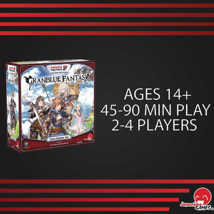 Japanime Games Japanime Tactics: Granblue Fantasy Gran Starter Set, 2-4 Players, Ages 14+, Board-games