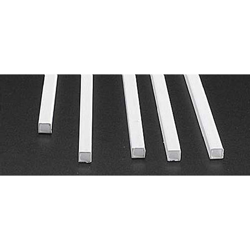 Plastruct STFS-8 Square Tubing1/4" 5 PLS90623 Plastic Building Supplies