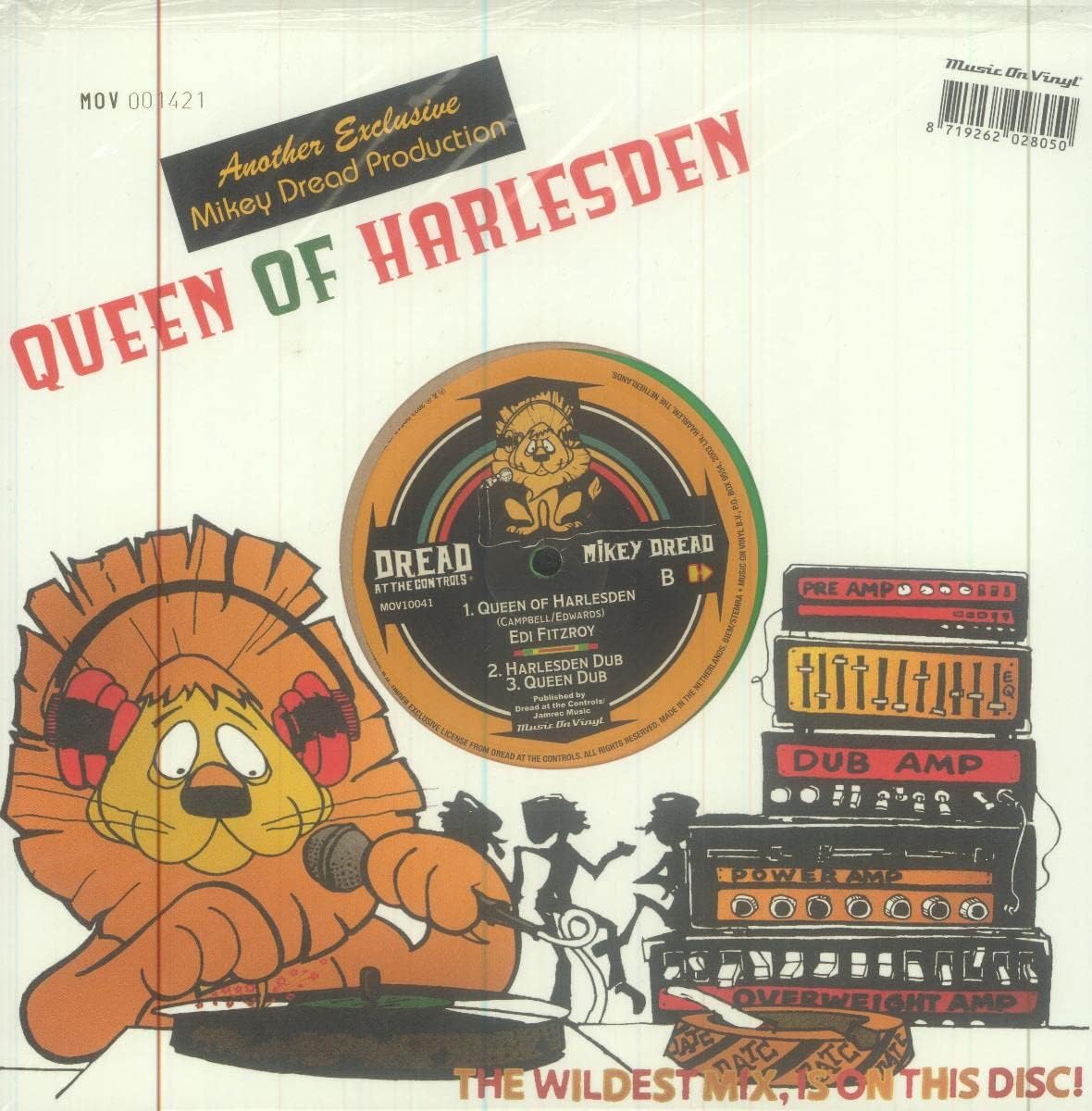 `Mikey Dread/ Edi Fitzroy - Original General / Queen Of Harlesden [10`` EP] (LIMITED RANDOM RED, GOLD or GREEN Vinyl, num`