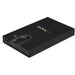 StarTech.com Externes Festplattengehäuse (verschlüsselt, Zugriff per Fingerabdruck, USB 3.0, 2,5 Zoll SATA