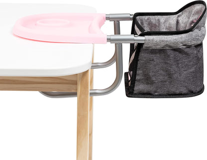 Bayer Design 65833AA Tafelstoel, poppen kinderstoel, jeans-grijs vlinder