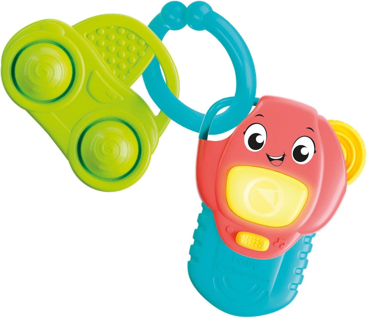 Clementoni - Musikspiel für Neugeborene, My First Activity Key, elektronisches Geschenk für die frühe Kindheit, erste Aktivitäten, Aktivitätenzentrum mit Licht und Geräuschen, Kinder 3-36 Monate