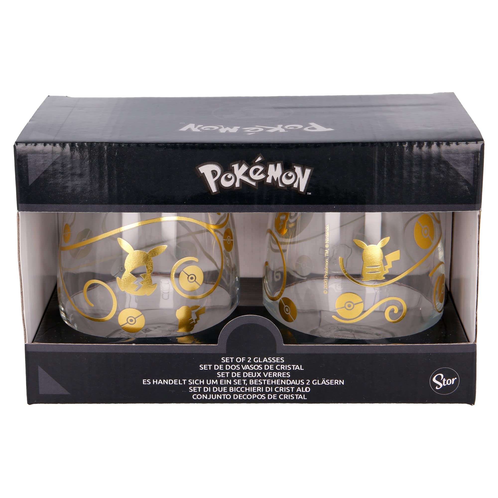 Stor - Gift Set Of 2 Glasses - Pok?mon  (1056)