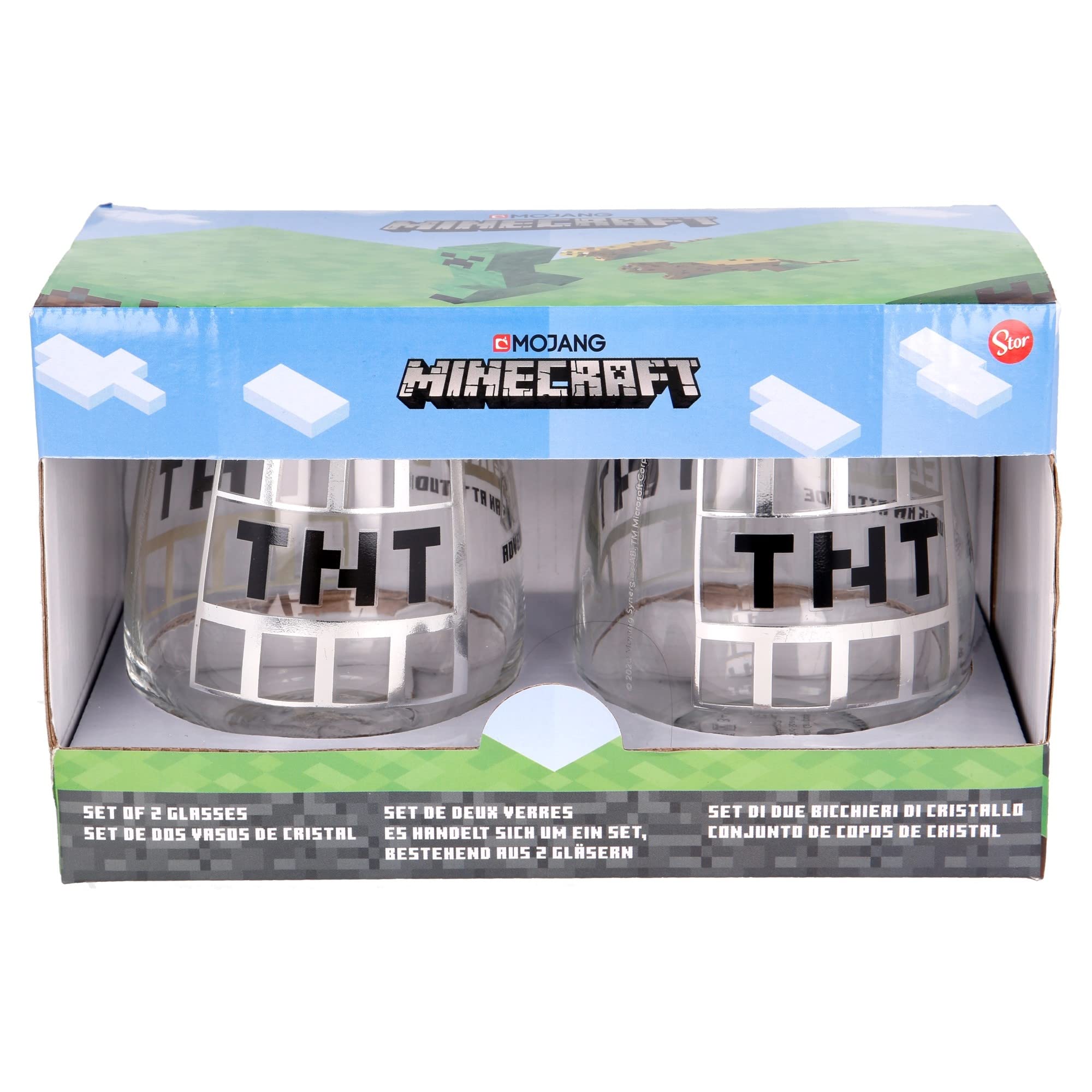 Minecraft - Gift Set Of 2 Glasses (02186)