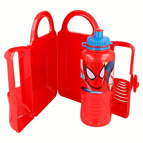 Combo Set Easy mit Flasche Ergo Sport 400 ml. Spiderman Red Webs
