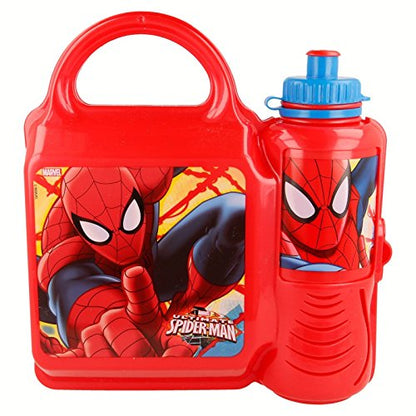 Combo Set Easy mit Flasche Ergo Sport 400 ml. Spiderman Red Webs