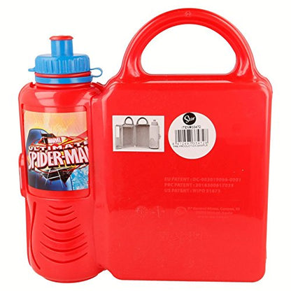 Combo Set Easy mit Flasche Ergo Sport 400 ml. Spiderman Red Webs