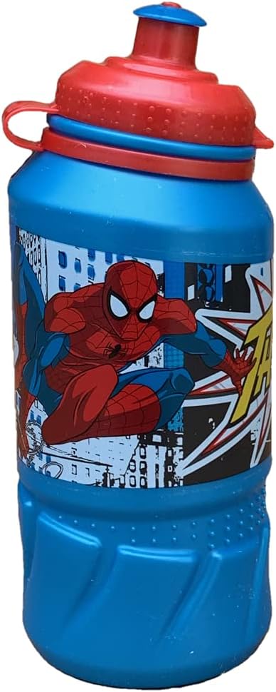 Marvel Spiderman Set Sports Water Bottle + Holder in Pack – ST51373