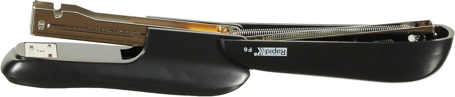 Rapid F6 Small Half Strip Stapler, 20 Sheet Capacity, Stapling, Tacking and Pinning, Compact Design, Black, 5000268