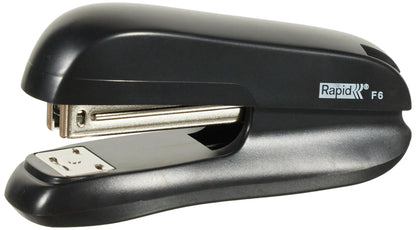 Rapid F6 Small Half Strip Stapler, 20 Sheet Capacity, Stapling, Tacking and Pinning, Compact Design, Black, 5000268