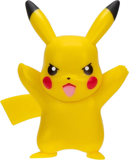 Pokémon Battle Figure First Partner - Paquete de 2 Figuras de Batalla de Squirtle y Pikachu de 2 Pulgadas con Detalles auténticos