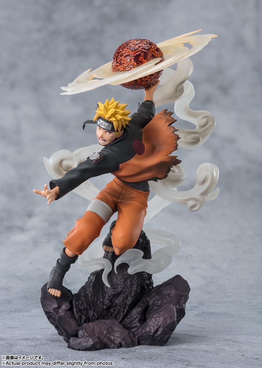 TAMASHII NATIONS - Naruto Shippuden -  Naruto Uzumaki -Sage Art: Lava Release Rasenshuriken-, Bandai Spirits FiguartsZERO Collectible Figure