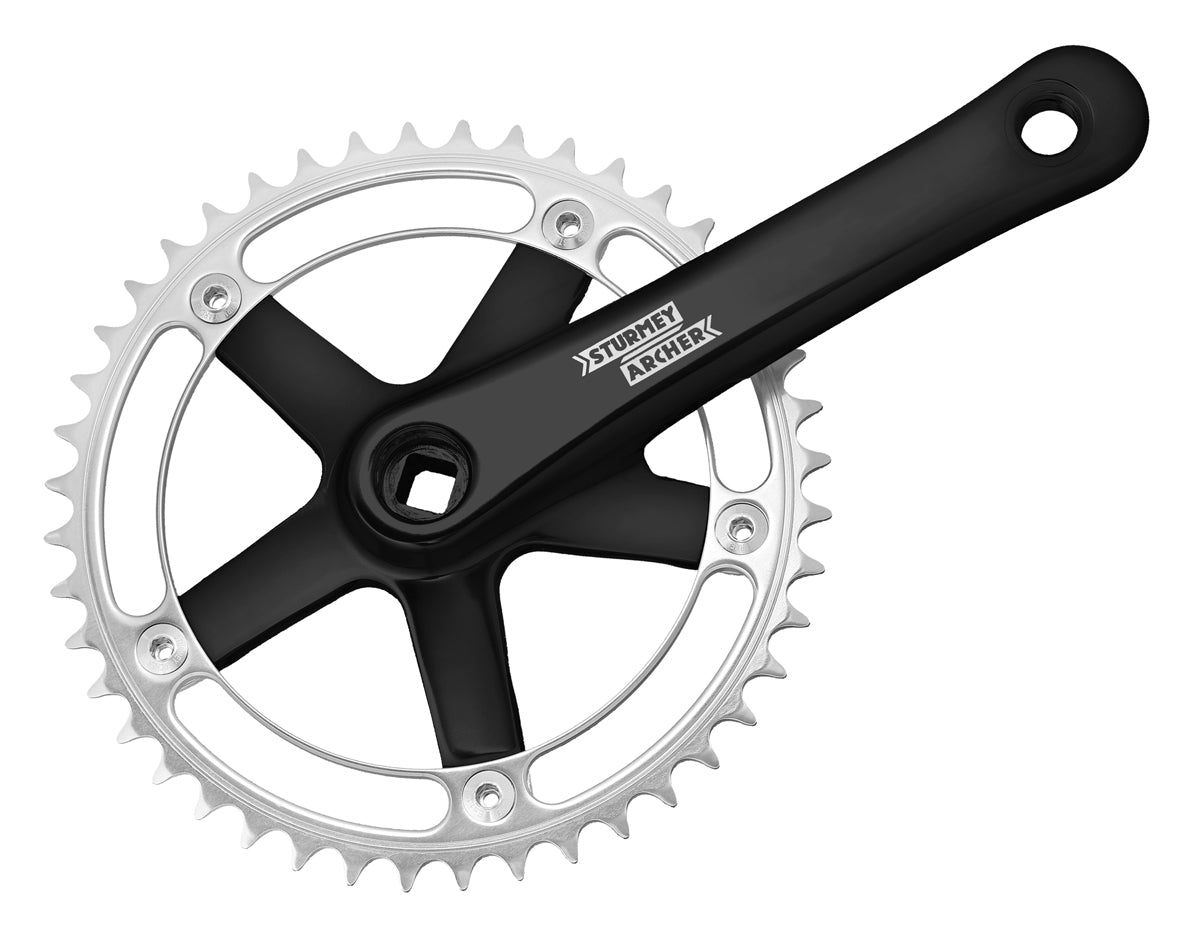 Sturmey Archer FCT, 42T - 48T 170mm Crank Set/Fixed Gear, Fixie,Track Bike Chainset