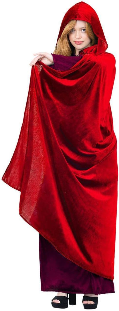 Adult Garnet Red Deluxe Cloak