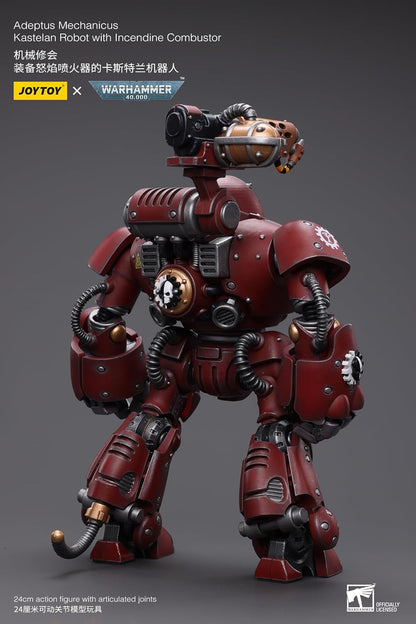 Warhammer 40k figurine 1/18 Adeptus Mechanicus Kastelan Robot with Incendine Combustor 12 cm