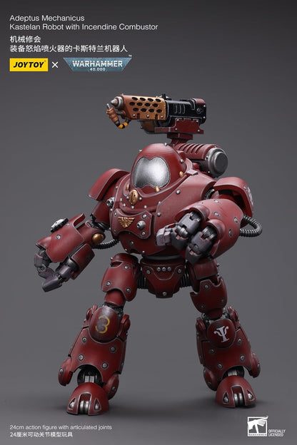 Warhammer 40k figurine 1/18 Adeptus Mechanicus Kastelan Robot with Incendine Combustor 12 cm