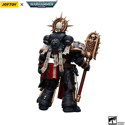 JOYTOY 1/18 Action Figure Warhammer 40K Figure Model Toys Ultramarines Chaplain(Indomitus) Collection Model Anime 4.7 Inch