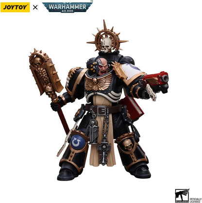 JOYTOY 1/18 Action Figure Warhammer 40K Figure Model Toys Ultramarines Chaplain(Indomitus) Collection Model Anime 4.7 Inch