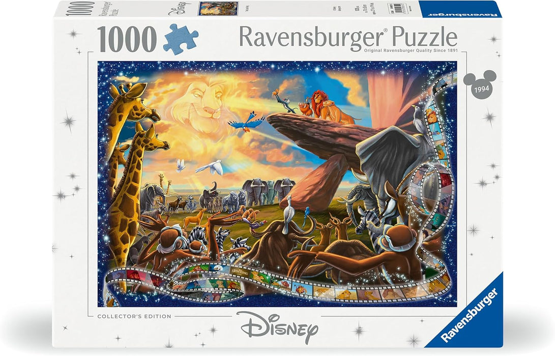 Ravensburger Puzzle 12000321 - Der König der Löwen - 1000 Teile Puzzle für Erwachsene und Kinder ab 14 Jahren, Disney Puzzle, Disney Geschenke