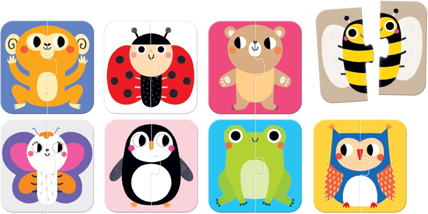 Banana Panda On-the-Go Puzzle halbe Tiere 18m+