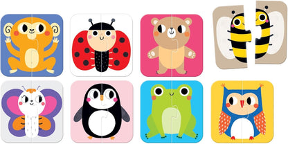 Banana Panda On-the-Go Puzzle halbe Tiere 18m+
