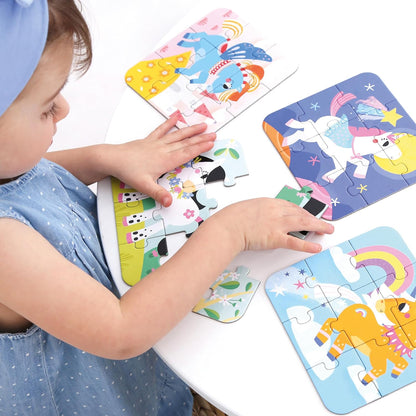 Banana Panda jigsaw puzzle with ponies for children 45 pieces 3+