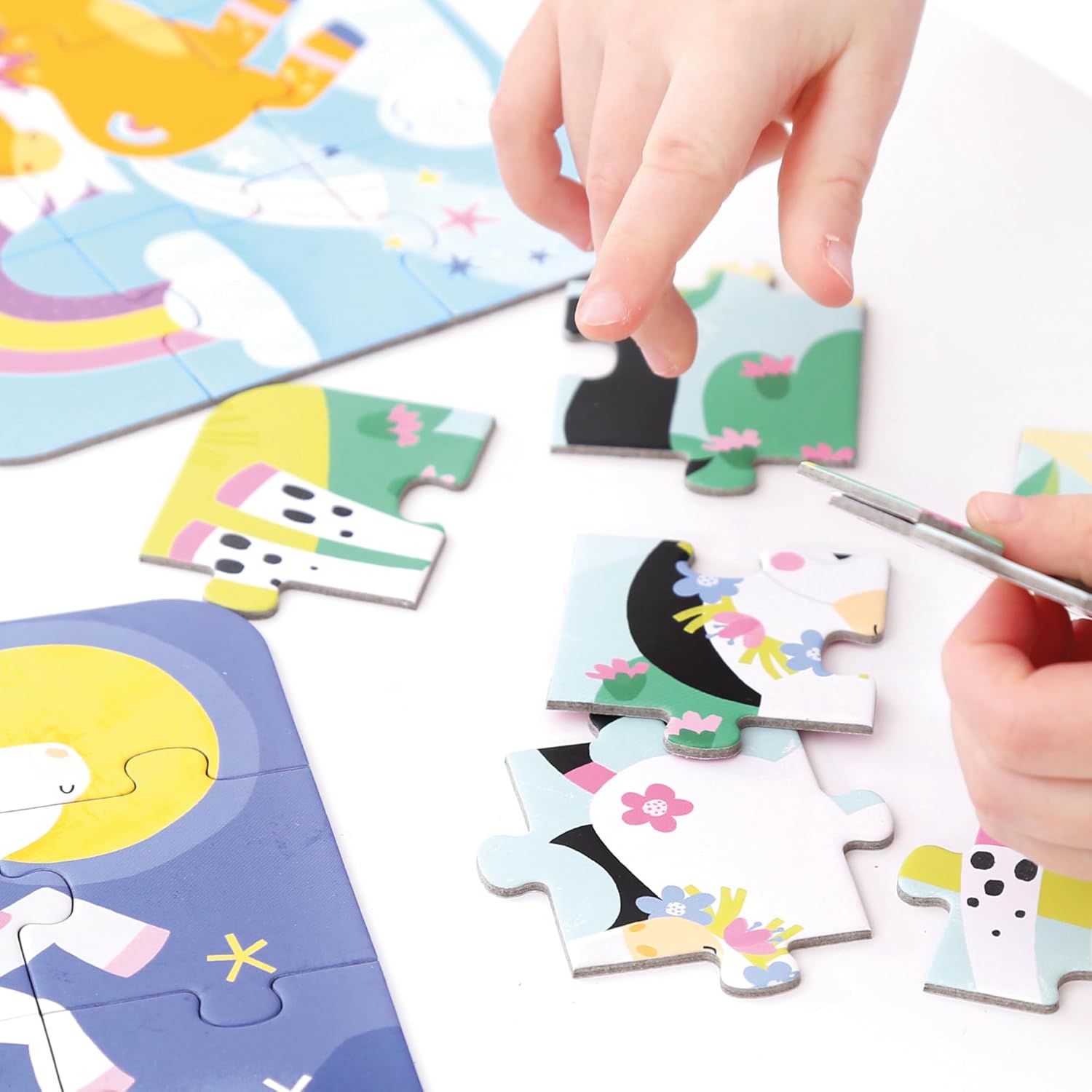 Banana Panda jigsaw puzzle with ponies for children 45 pieces 3+