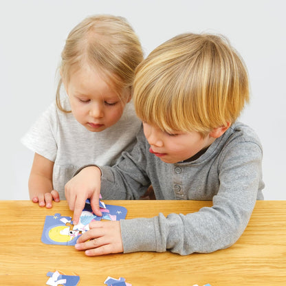 Banana Panda jigsaw puzzle with ponies for children 45 pieces 3+