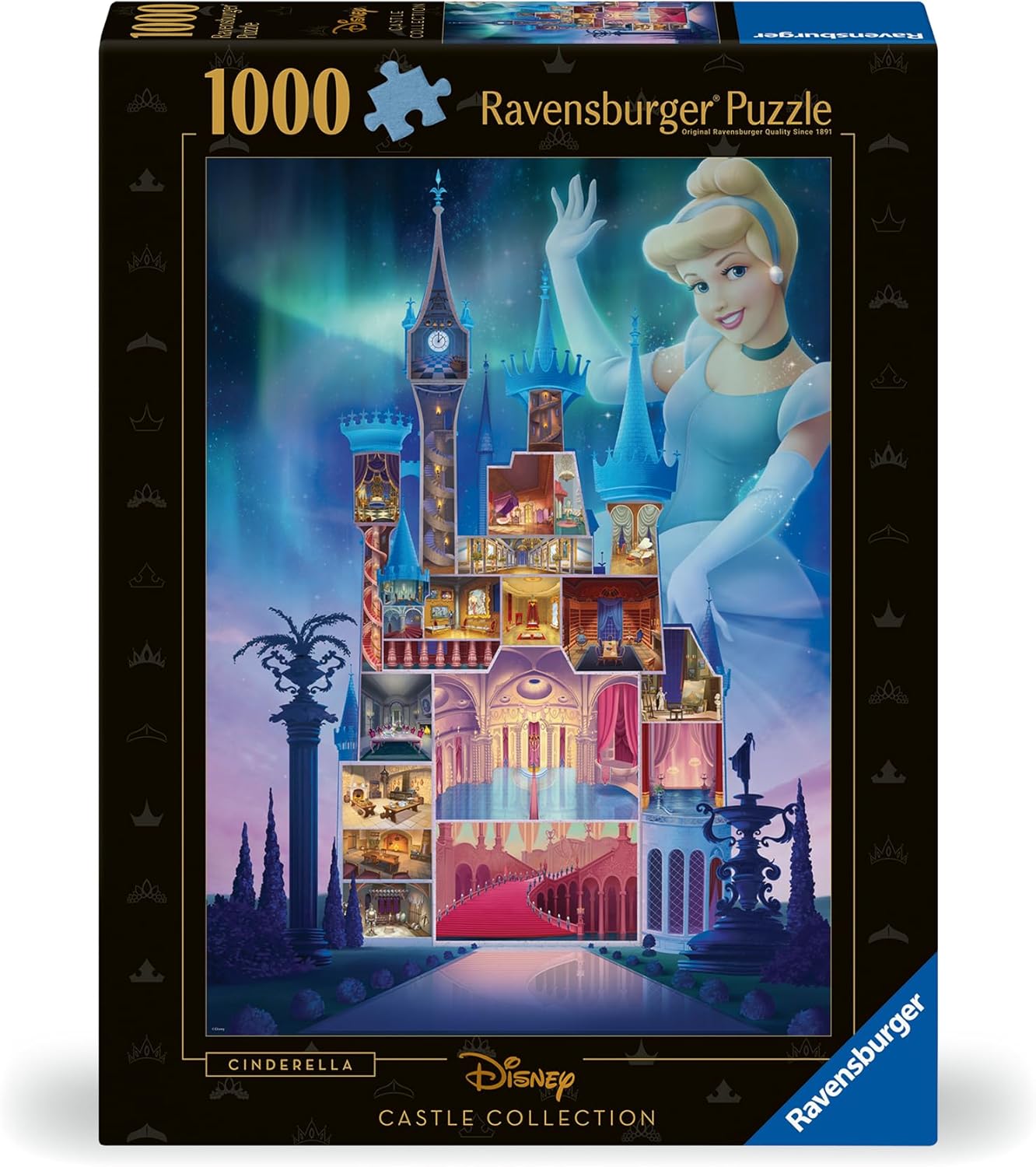 Ravensburger Puzzle 12000259 - Cinderella - 1000 Teile Puzzle für Erwachsene und Kinder ab 14 Jahren, Disney Puzzle, Disney Geschenke