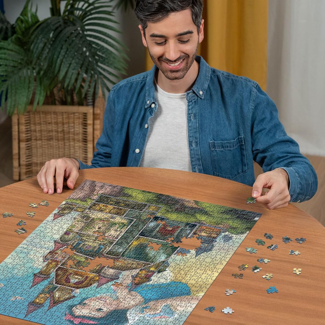 Ravensburger Puzzle 12000257 - Snow White - 1000 Teile Disney Castle Collection Puzzle für Erwachsene und Kinder ab 14 Jahren