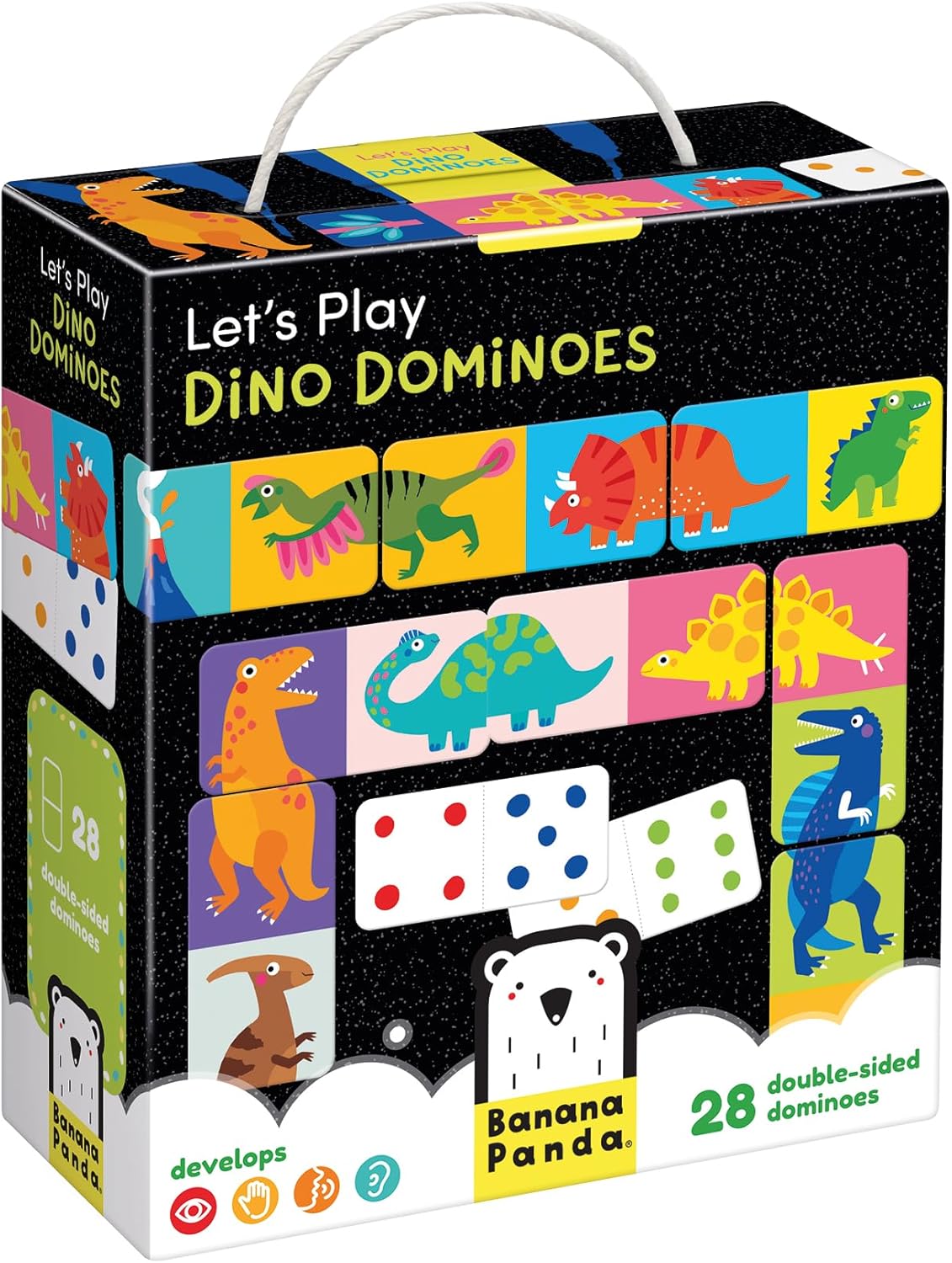 Banana Panda- Panda Puzzles, Dino Dominoes 2+ (49165
