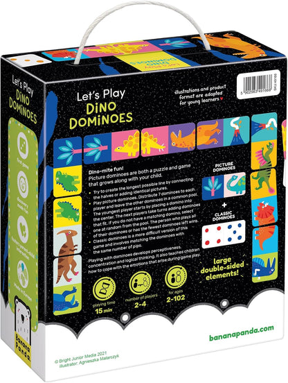 Banana Panda- Panda Puzzles, Dino Dominoes 2+ (49165