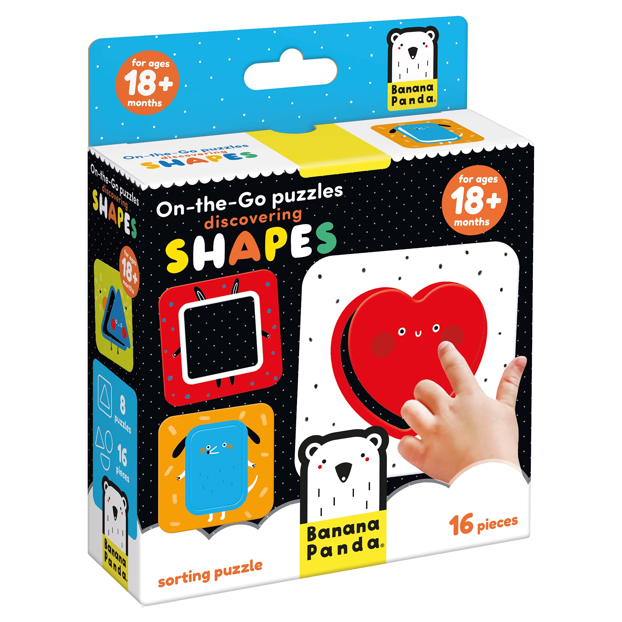 Banana Panda On-the-Go Puzzle Discover Shapes 18m+