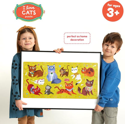 Banana Panda 49288 Bodenpuzzle, Mehrfarbig, 26" x 12.6"