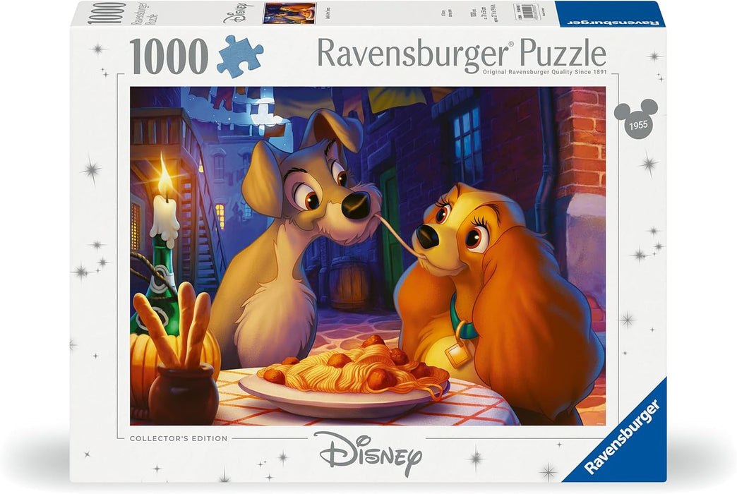 Ravensburger Puzzle 12000003 Susi und Strolch 1000 Teile Disney Puzzle für Erwachsene und Kinder ab 14 Jahren