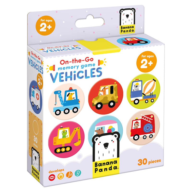 Banana Panda On-The-Go Memory Spiel Fahrzeuge 2+