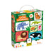 Puzzle Pairs Toddler Puzzles Wild Animals - Set of 18 2-Piece Beginner Puzzles to Encourage Early Learning and Speech Skills - for Little Kids Ages 18 Months and up