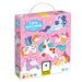 I Love Unicorns Puzzle 4+, 60 Teile Lernpuzzle für Kinder 4+, Bodenpuzzle Einhörner